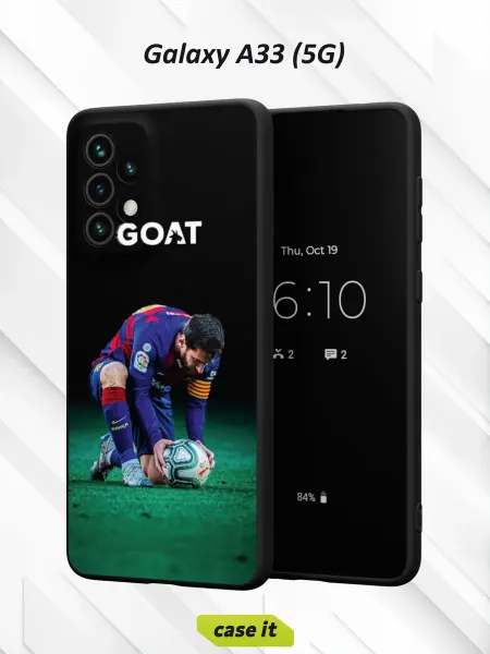 Case it Чехол на Samsung A33 5G с принтом Goat футбол