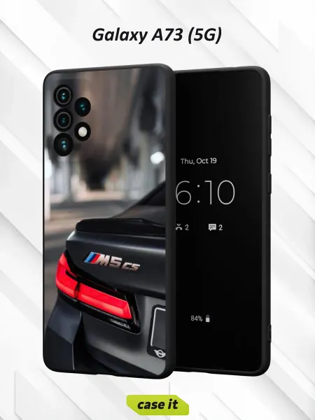 Case it Чехол на Samsung A73 5G с принтом BMW M5 CS car