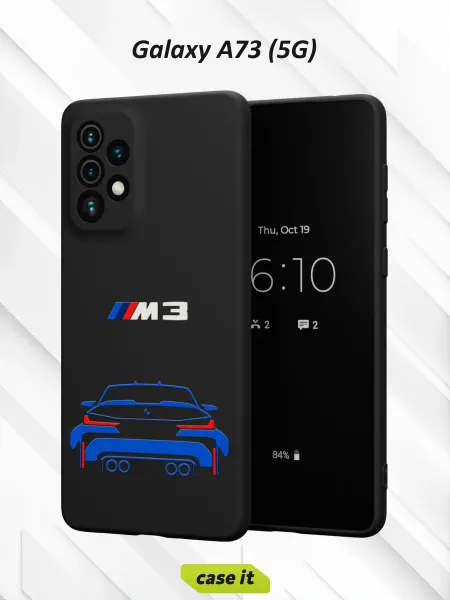 Case it Чехол на Samsung A73 5G с принтом BMW M3 в кузове G80