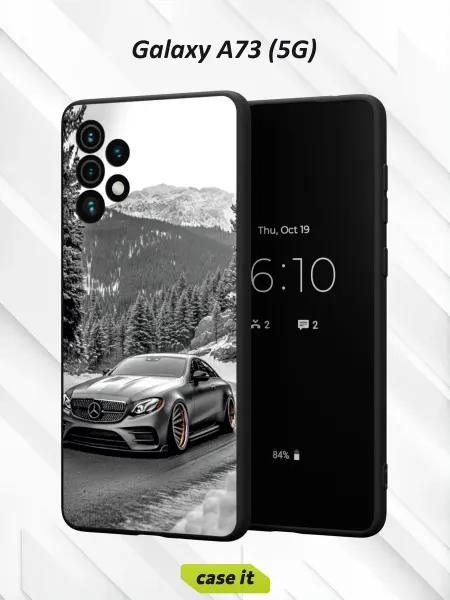 Case it Чехол на Samsung A73 5G с принтом Mercedes E-Class Coupe