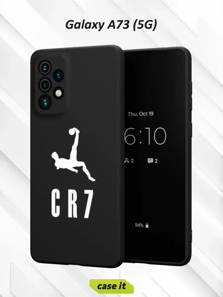Case it Чехол на Samsung A73 5G с принтом логотип бренда CR7
