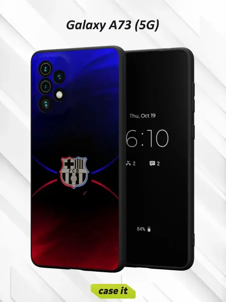 Case it Чехол на Samsung A73 5G с принтом Барселона с дугами