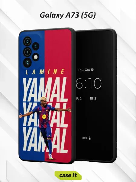 Case it Чехол на Samsung A73 5G с принтом суперзвезда Ламин Ямаль