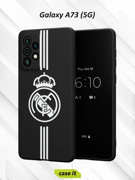 Case it Чехол на Samsung A73 5G с принтом ФК РЕАЛ ЧБ