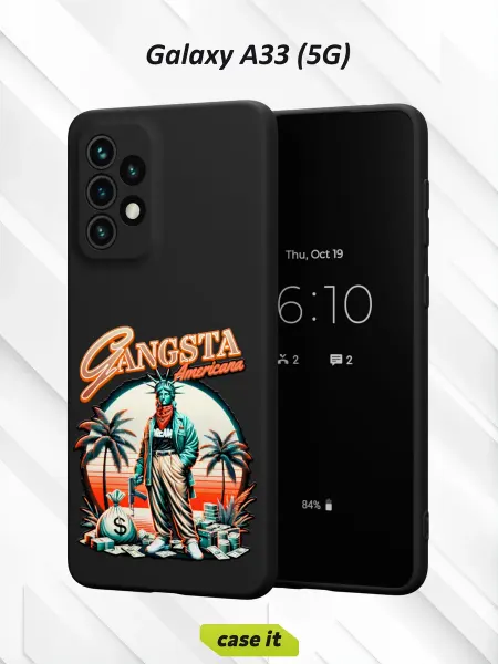 Case it Чехол на Samsung A33 5Gс принтом American gangster