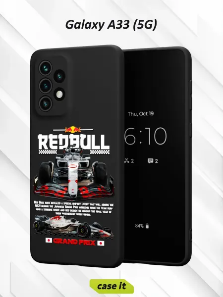 Case it Чехол на Samsung A33 5Gс принтом Red Bull