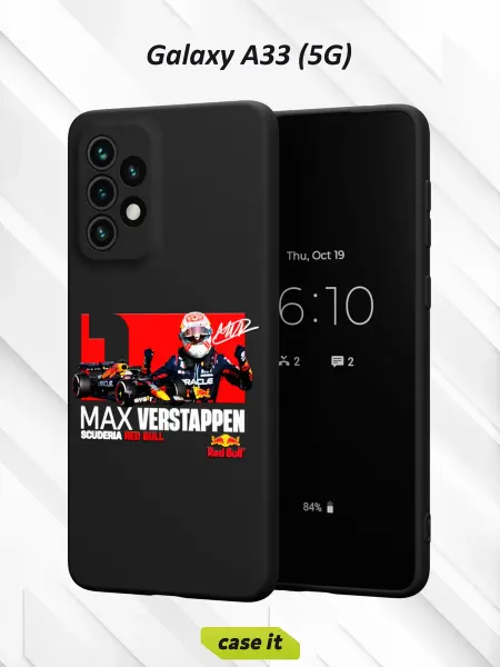 Case it Чехол на Samsung A33 5Gс принтом Max Verstappen