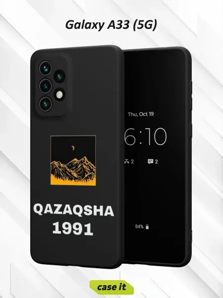 Case it Чехол на Samsung A33 5Gс принтом QAZAQSHA