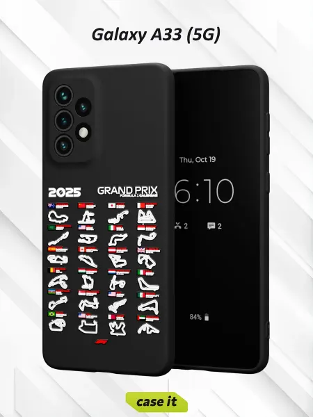 Case it Чехол на Samsung A33 5Gс принтом Формула-1