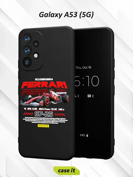 Case it Чехол на Samsung A53 5Gс принтом Ferrari SF-25