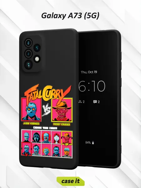 Case it Чехол на Samsung A73 5Gс принтом Jason and Freddie