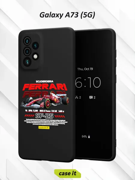Case it Чехол на Samsung A73 5Gс принтом Ferrari SF-25