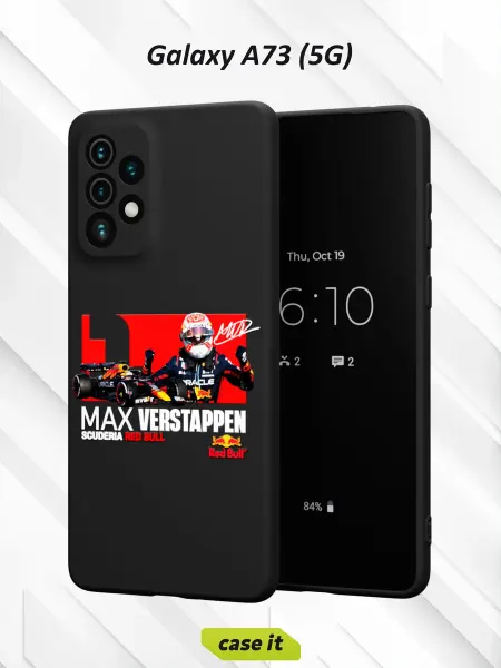 Case it Чехол на Samsung A73 5Gс принтом Max Verstappen