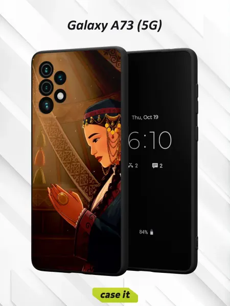 Case it Чехол на Samsung A73 5Gс принтом Девушка