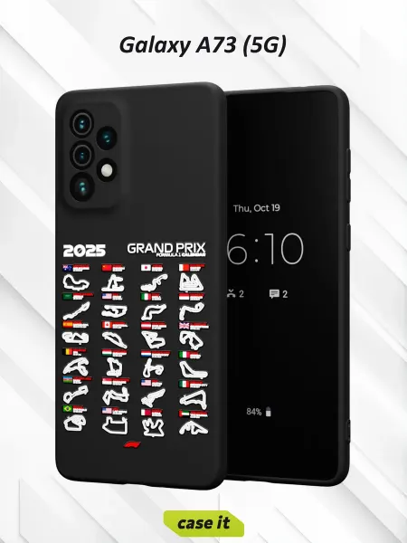 Case it Чехол на Samsung A73 5Gс принтом Формула-1