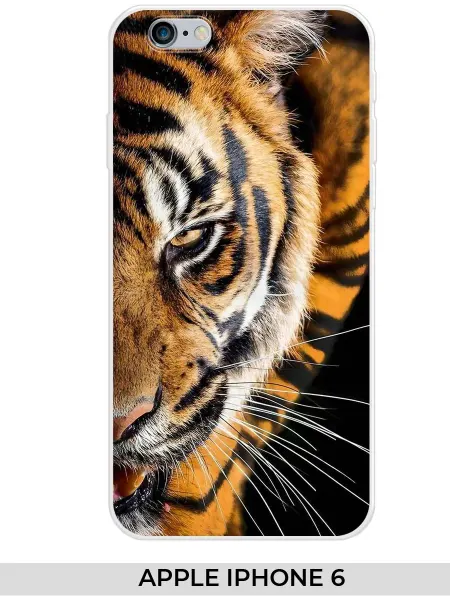 NOOTO Чехол на Apple iPhone 6 (для Айфон 6) Тигр