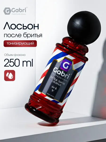 GABRI PROFESSIONAL Лосьон после бритья спиртовой в спрее No 6