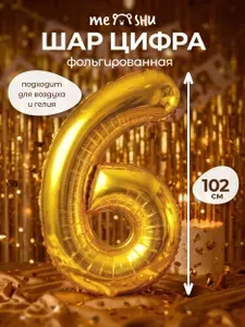 Воздушный шар Цифра 6