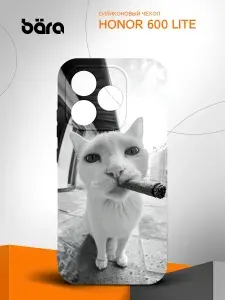 Чехол на Honor 600 Lite / Хонор 600 Лайт с картинкой Уличный кот
