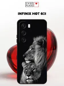 Чехол на Инфиникс Хот 60i лев