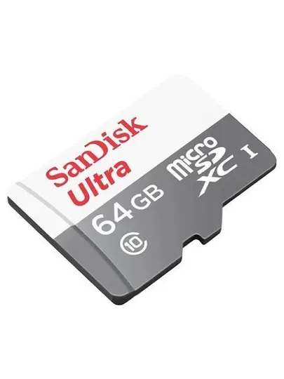 SanDisk 64GB microSD флеш-память, для телефона, планшета, камеры и видеорегистратора