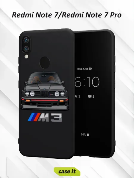 Case it Чехол на Redmi Note 7 Note 7 Pro с принтом BMW