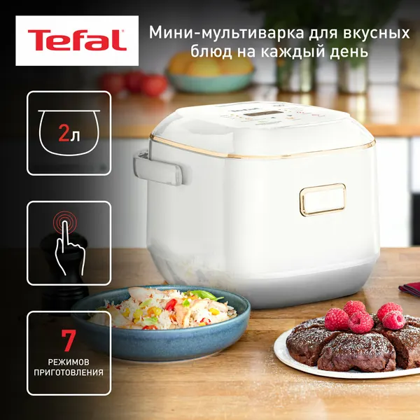 Мультиварка RK601132 Mini со сферической чашей и 7 режимами