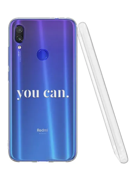 QuestCase Чехол на Xiaomi Redmi Note 7 с принтом Мотивация