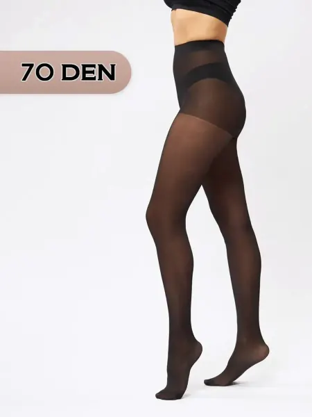 ALEX YVN Колготки капроновые 70 Den nero