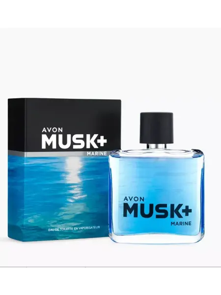 Avon Plus Туалетная вода Musk+ Marine для него, 75