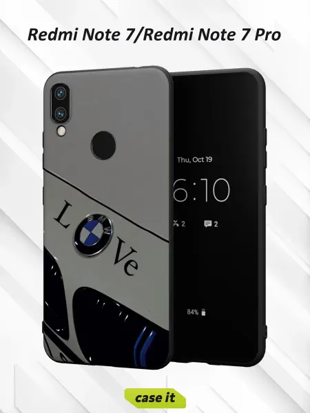 Case it Чехол на Redmi Note 7с принтом BMW