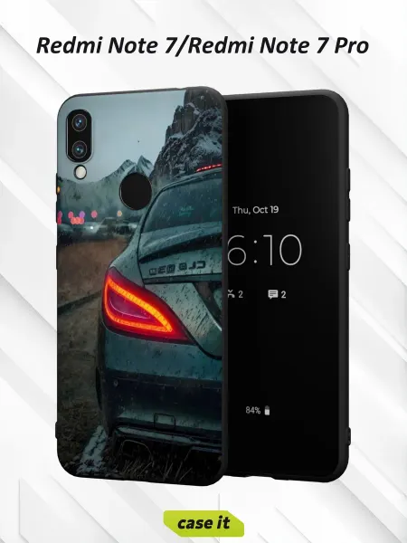 Case it Чехол на Redmi Note 7с принтом Mercedes