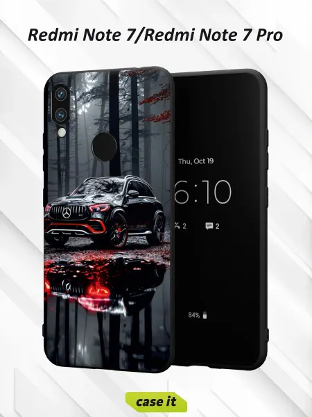 Case it Чехол на Redmi Note 7с принтом Мерседес