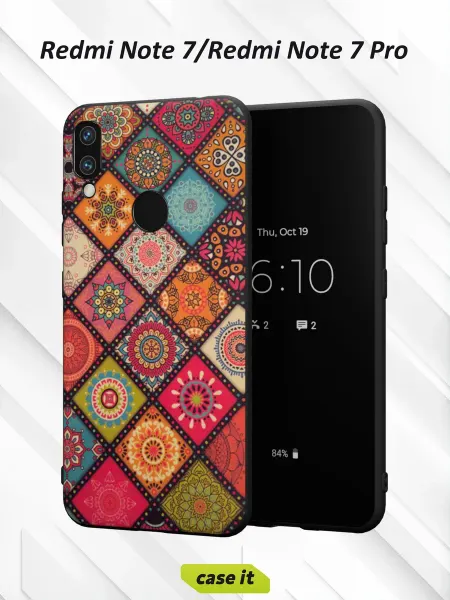 Case it Чехол на Redmi Note 7с принтом Мозаика