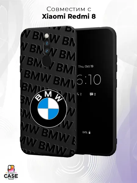 Cover Case Чехол на Xiaomi Redmi 8 с принтом BMW