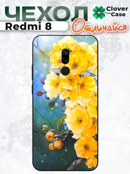 CloverCase Чехол на Redmi 8 с принтом