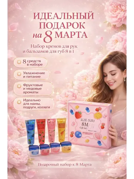ДИА-89 Набор на 8 марта для женщин косметика символические