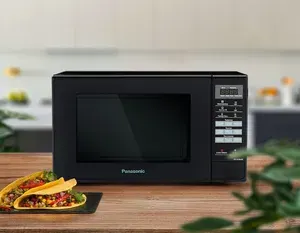 Микроволновая печь Panasonic, 20 л, 800 Вт, 9 уровней мощности, автоматическое приготовление, соло, цвет черный (NN-SB26MBZPE)