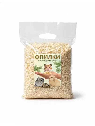 Опилки для грызунов птиц черепах и Хомяков, морских свинок. 300гр