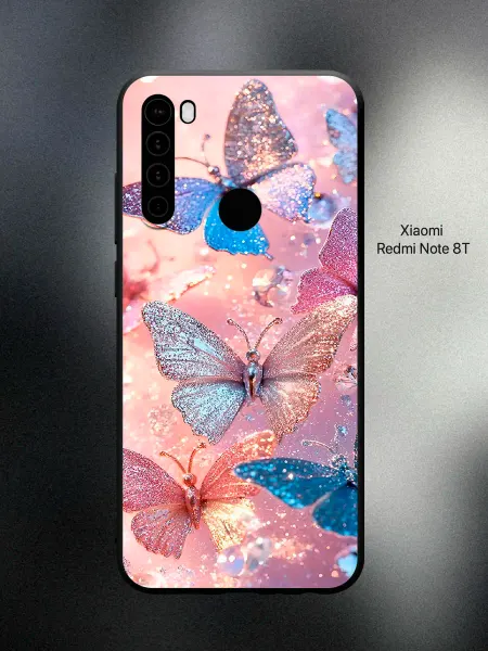 ANP Case Чехол на Redmi Note 8T с бабочками