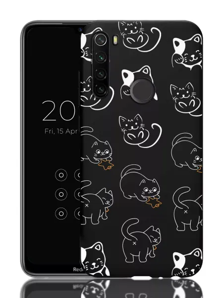 Re:mobile Чехол на Xiaomi Redmi Note 8T с принтом Котики