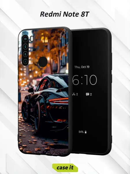 Case it Чехол на Redmi Note 8Tс принтом Porsche
