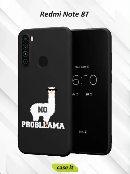 Case it Чехол на Redmi Note 8Tс принтом Probllama