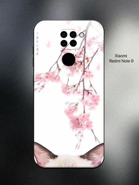 ANP Case Чехол на Redmi Note 9 с сакурой
