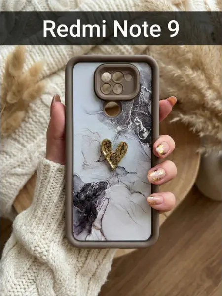 IdealStore Чехол на Redmi Note 9 Мрамор