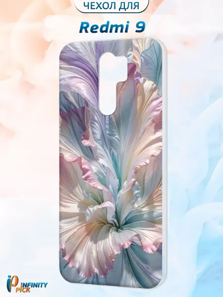 Infinity pick Чехол на Redmi 9 с принтом Цветы