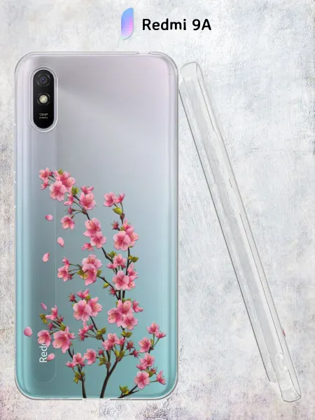 Secret.Case.Store Чехол на Redmi 9A с принтом Сакура