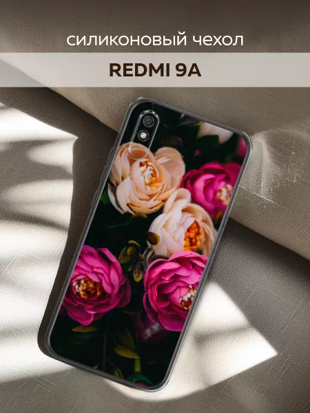 Xiaomi Чехол на Redmi 9A пионы