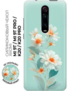 Силиконовый чехол на Xiaomi Mi 9T / Mi 9T Pro / K20 / K20 Pro с принтом "Мятная элегия"