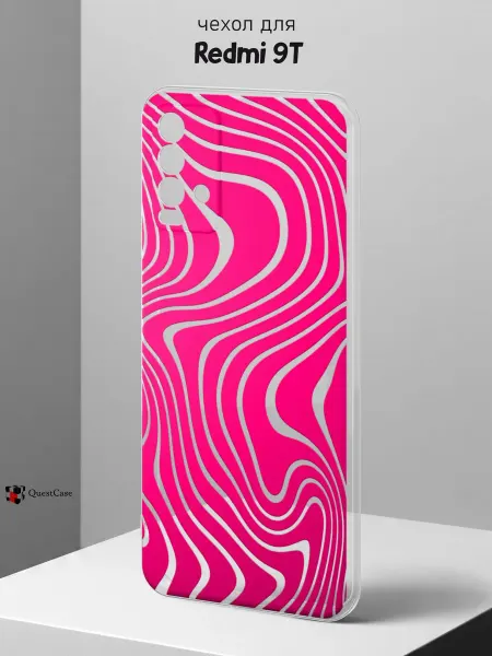 QuestCase Чехол на Redmi 9T с принтом Абстракция